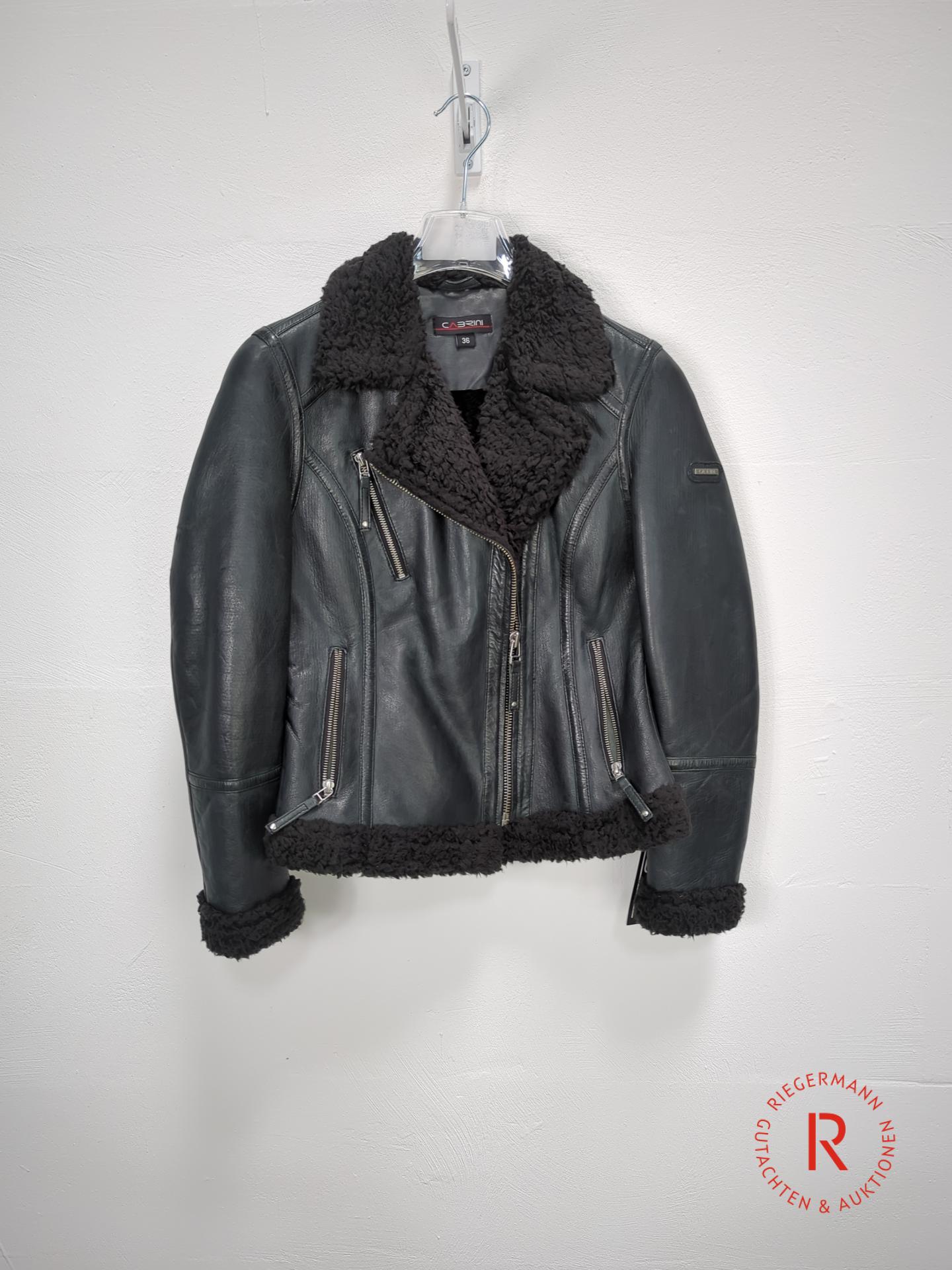 DAMEN LEDERJACKE GRÖSSE 36